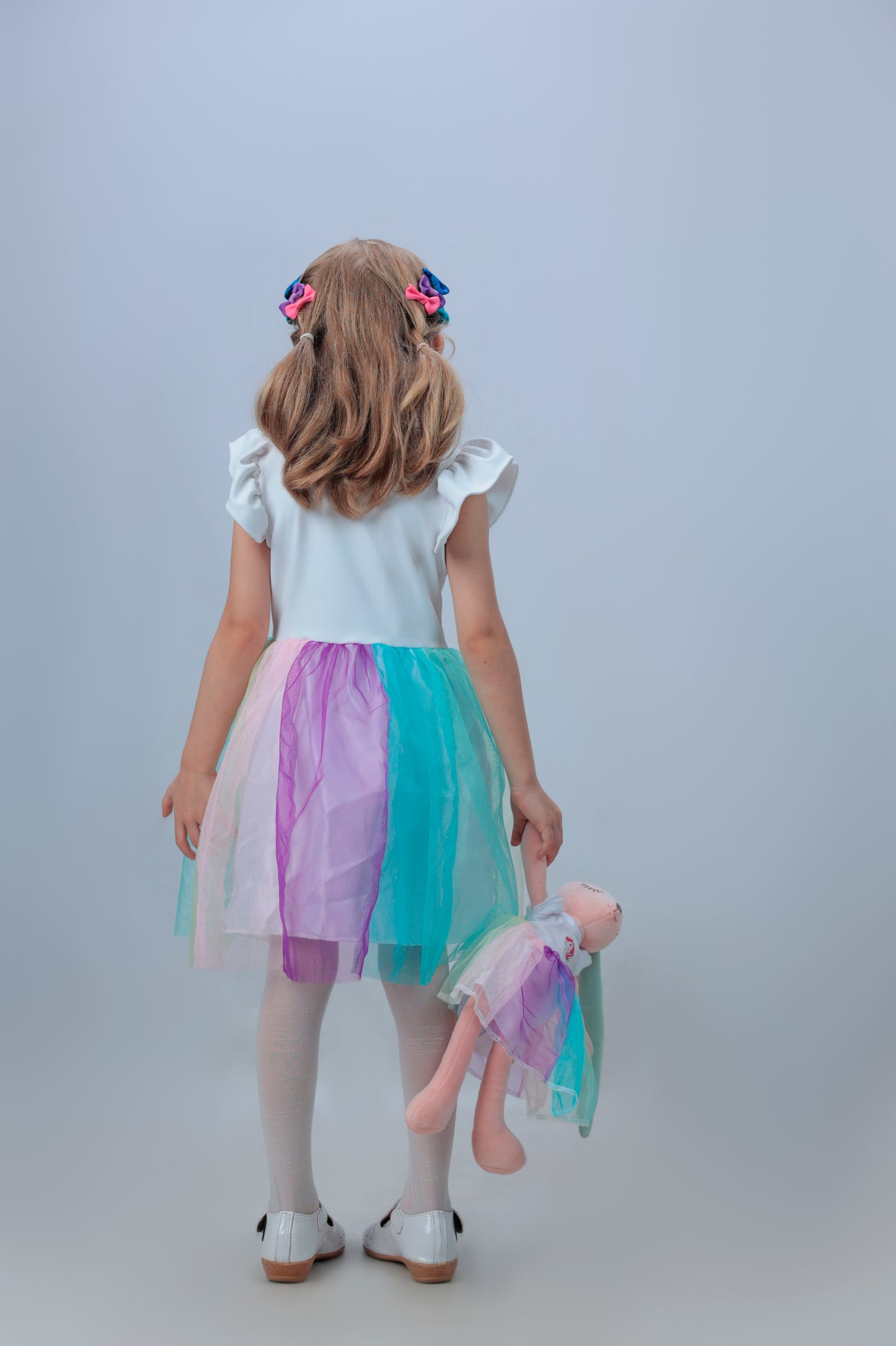 Unicorn Tulle Dress with Matching Bunny- FS0017